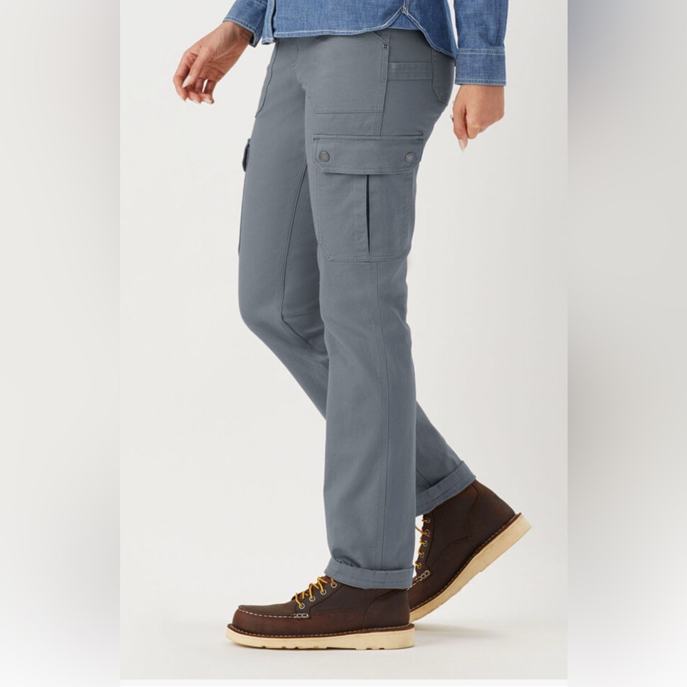 Women's DuluthFlex Fire Hose Slim Leg Cargo Pants - Olive Green